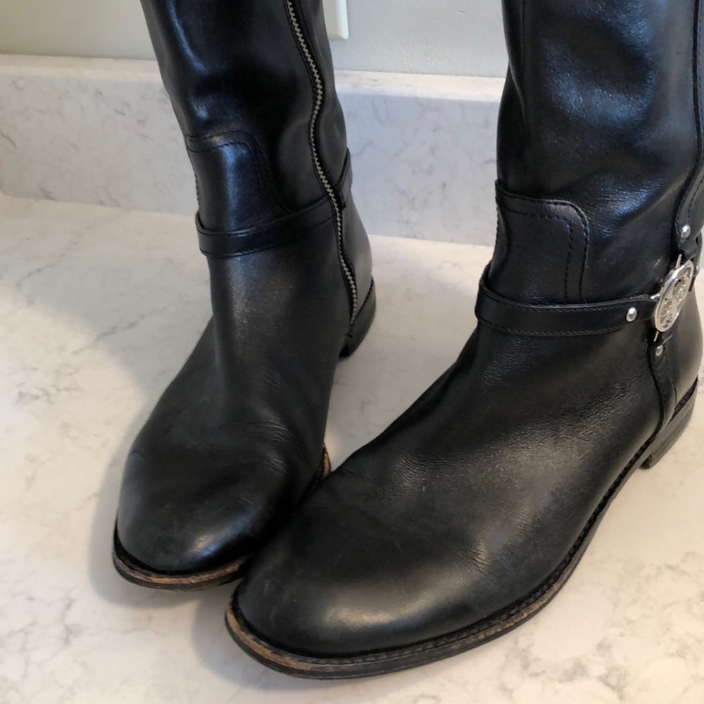 Black Coach riding boots - Picture 4 of 4